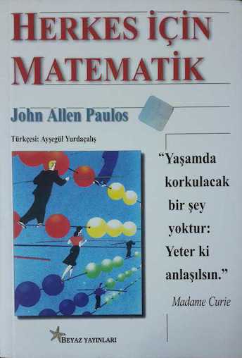 John Allen Paulos Herkes İçin Matematik Pdf E-kitap indir John Allen Paulos Herkes İçin Matematik Pdf E-kitap indir