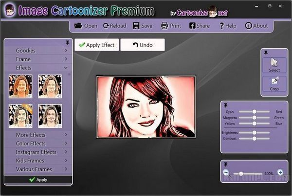 Image Cartoonizer Premium v1.9.9 & Portable U5ebolds
