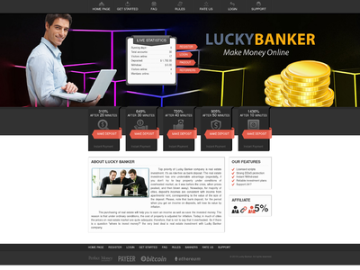luckybanker.pro comments, status, review, legit, scam, paying, votes, review